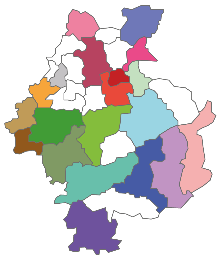 carte région de Liège